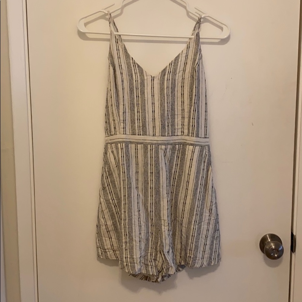 Lush striped romper